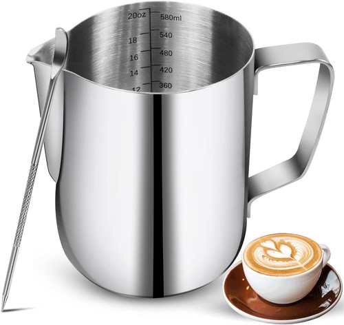 Milk frothing pitchers oz - frothing, 20