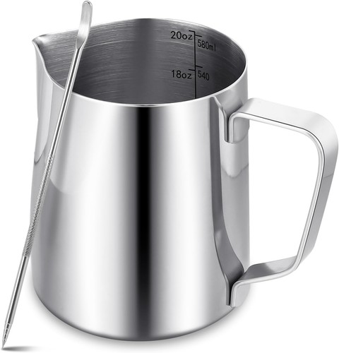 Stainless steel milk frothing - steel,
