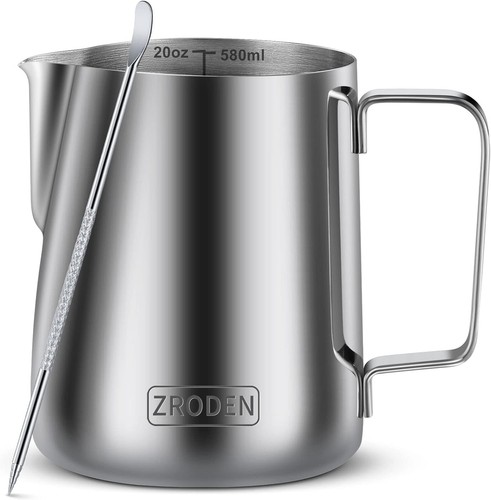 Milk frothing pitcher - milk, pitcher,