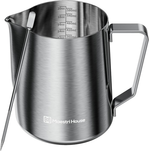 Milk frothing pitcher 20oz - milk,