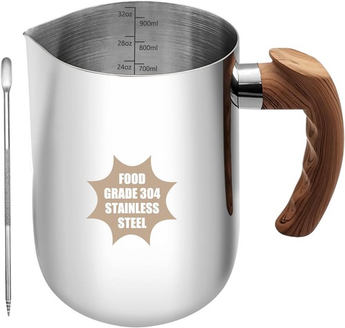 Milk frothing pitcher 32oz - milk, pitcher,